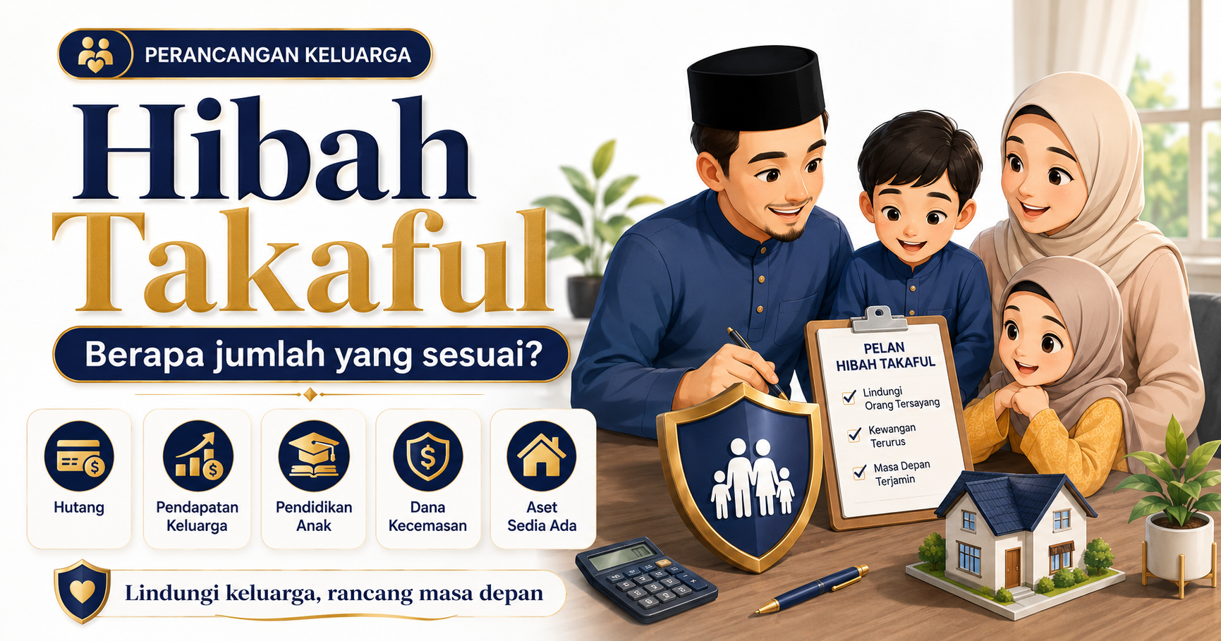 Hibah Takaful: Berapa Jumlah Perlindungan Yang Sebenarnya Sesuai Untuk Keluarga?